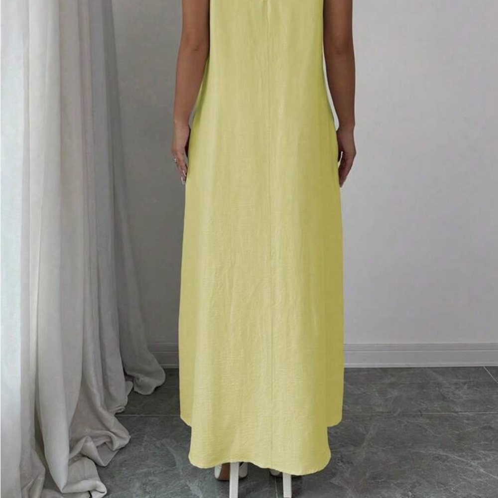 Elegant Yellow Maxi Dress - Picture 2 of 2